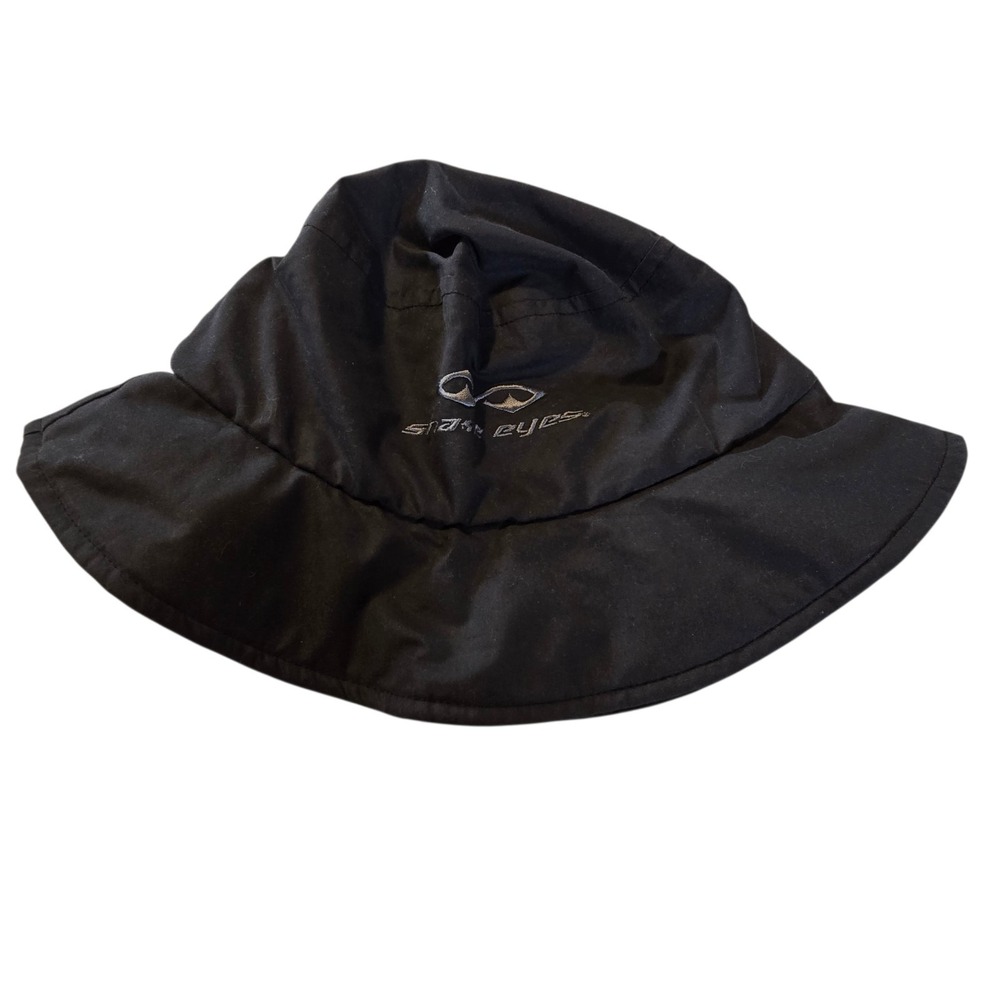 Snake Eyes Golf Bucket Hat Mens S/M Black Rain Wear Logo Outdoor Nylon Sports